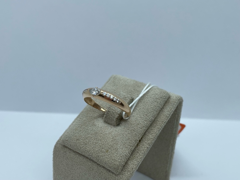 КОЛКМИ585 КОЛЬЦО С КАМНЯМИ (Au 585)