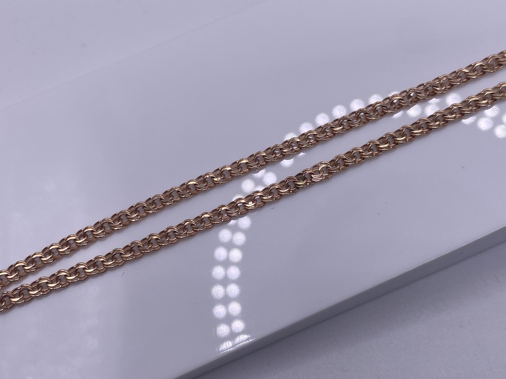 ЦПБС585 ЦЕПЬ ПУСТОТЕЛАЯ Бисмарк (Au 585)