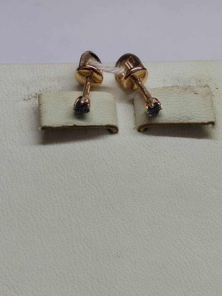 СПУС585 СЕРЬГИ ПУСЕТЫ (Au 585)