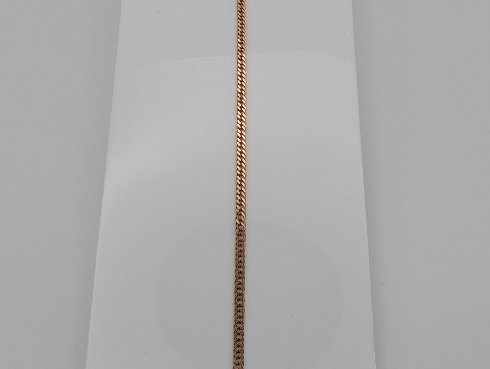 БРАСЛЕТ ПОЛНОВЕСНЫЙ Ромб двойной Au 585