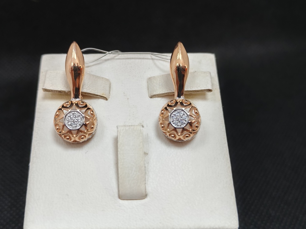 СЕРЬГИ С КАМНЯМИ (Au 585)