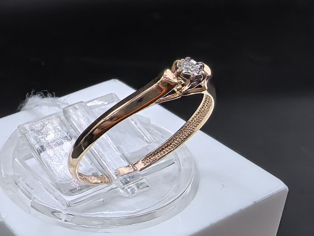 КОЛЬЦО БРИЛЛИАНТ Au 585