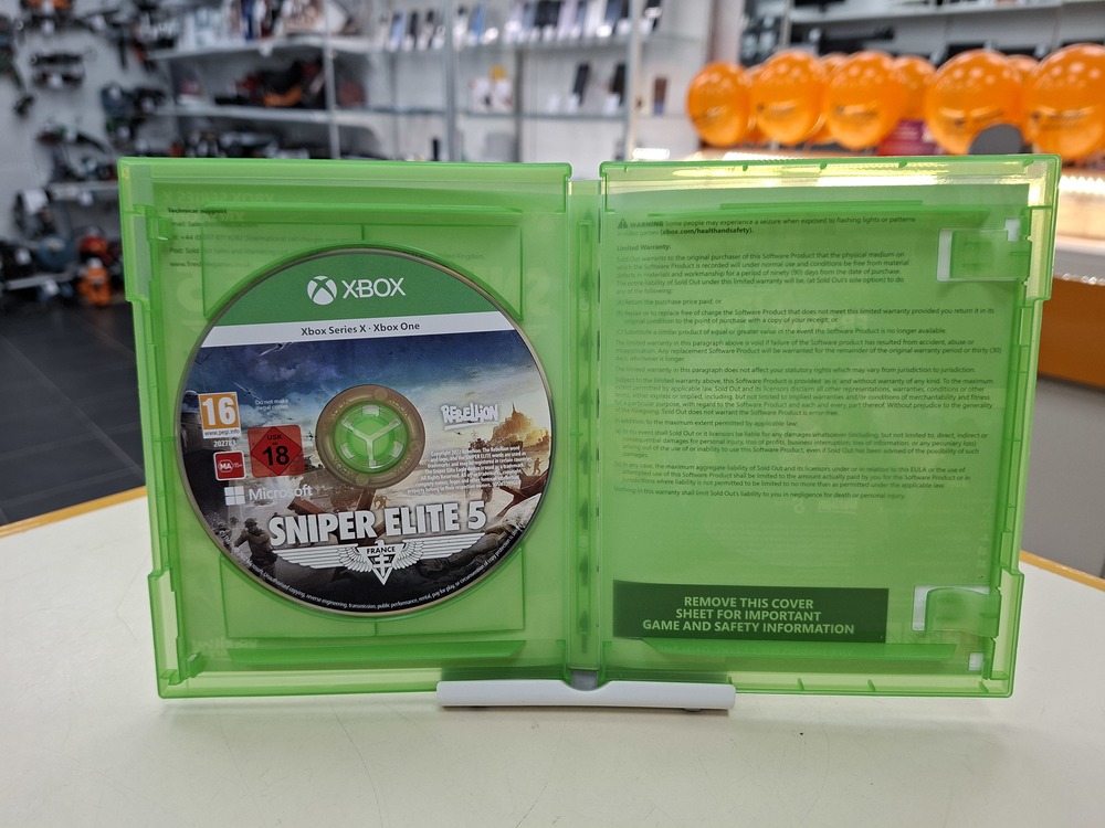 Игра XBOX Sniper Elite 5