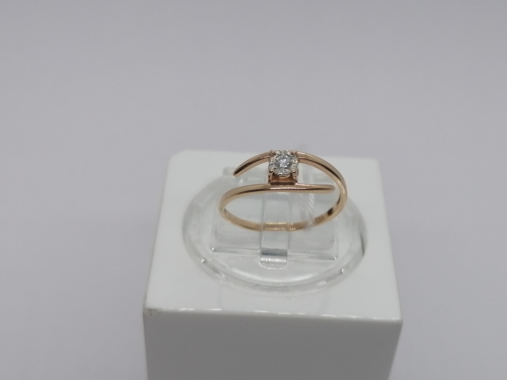 КОЛЬЦО БРИЛЛИАНТ Au 585