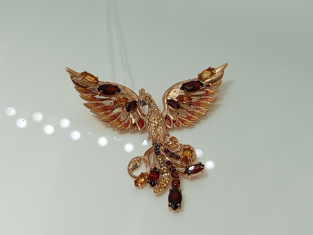 ПОДВЕСКА С КАМНЯМИ (Au 585)