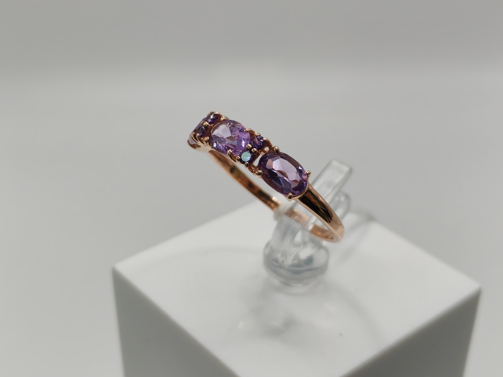 КОЛКМИ585 КОЛЬЦО С КАМНЯМИ (Au 585)