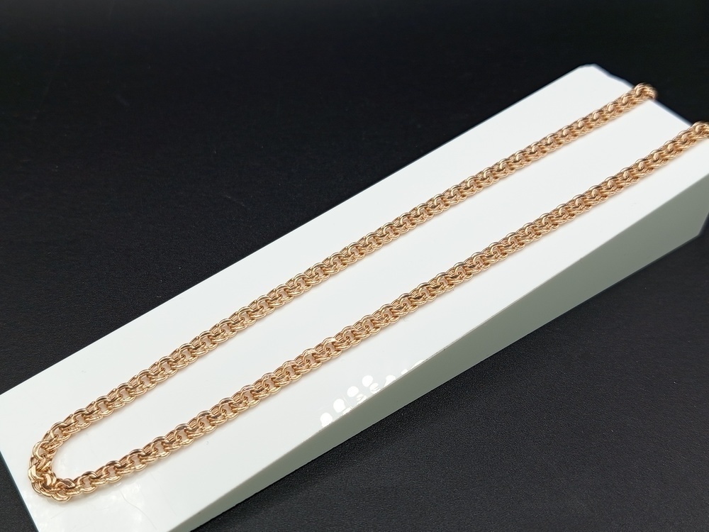 ЦЕПЬ ПУСТОТЕЛАЯ Бисмарк (Au 585)