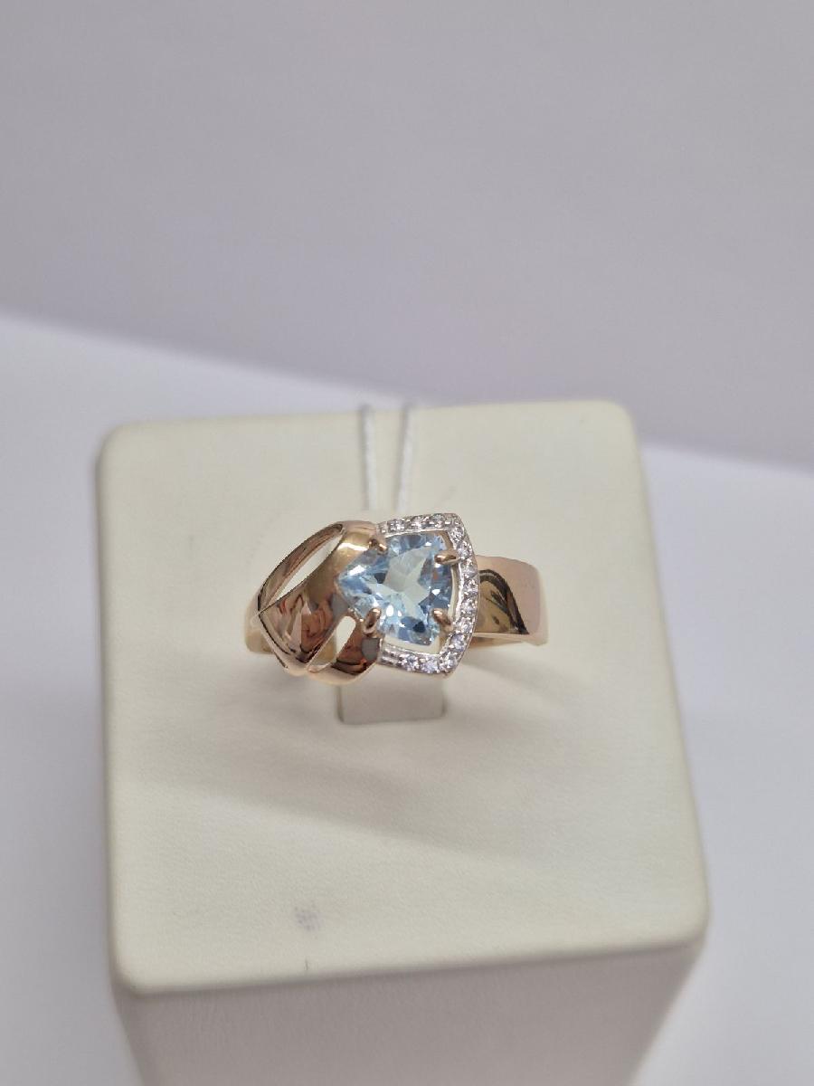 КОЛКМИ585 КОЛЬЦО С КАМНЯМИ (Au 585)