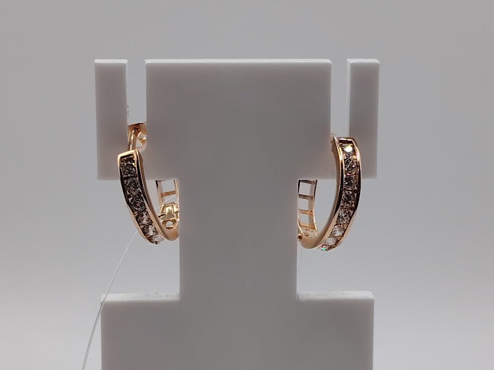 СЕРЬГИ С КАМНЯМИ (Au 585)