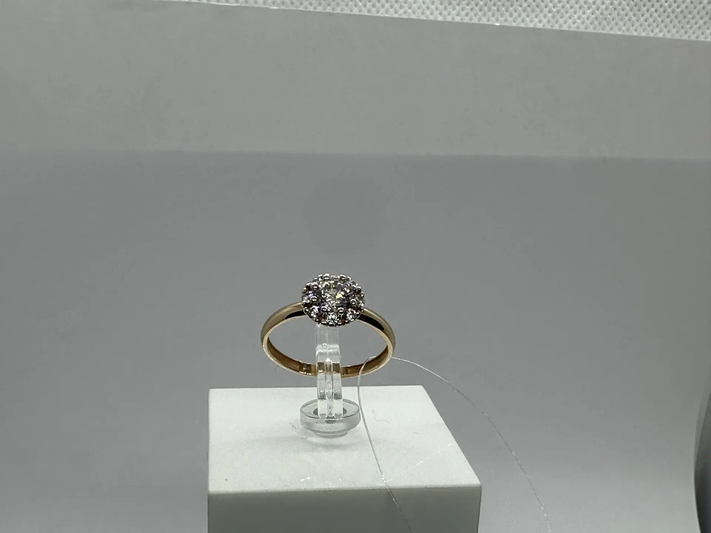 КОЛЬЦО С КАМНЯМИ (Au 585)