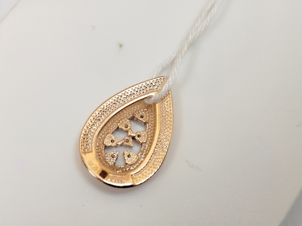 ПОДКМИ585 ПОДВЕСКА С КАМНЯМИ (Au 585)