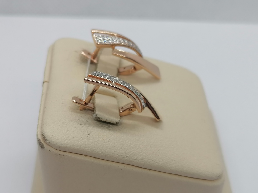 СЕРЬГИ С КАМНЯМИ (Au 585)