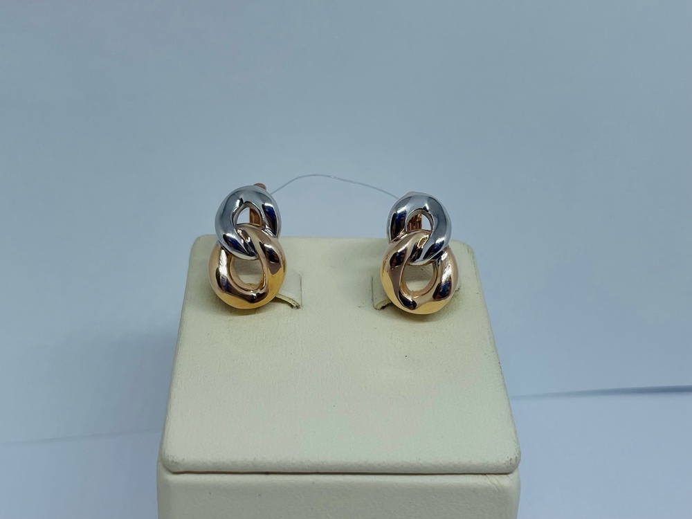 СЕРЬГИ БЕЗ КАМНЯ (Au 585)