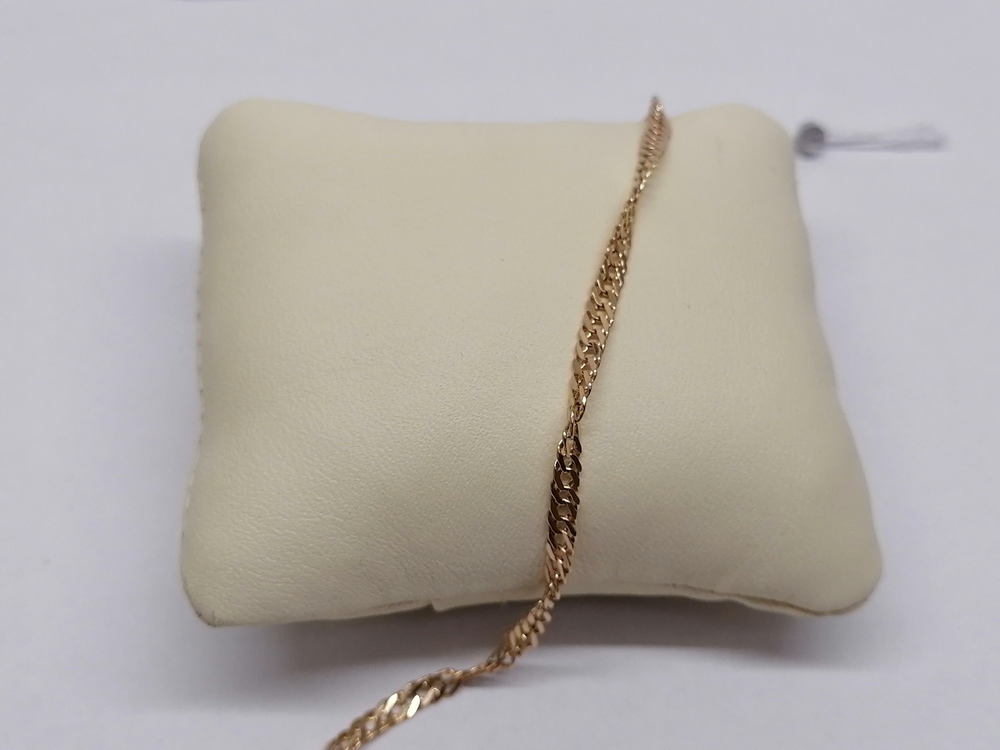 БРАСЛЕТ ПОЛНОВЕСНЫЙ Сингапур Au 585