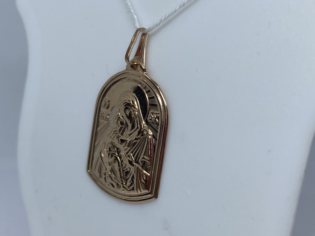 ПОДИБК585 ПОДВЕСКА ИКОНА БЕЗ КАМНЯ (Au 585)