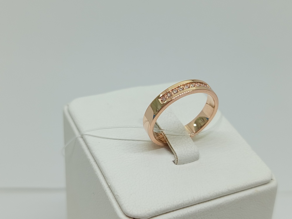 КОЛЬЦО Обручальное БРИЛЛИАНТ (Au 585)