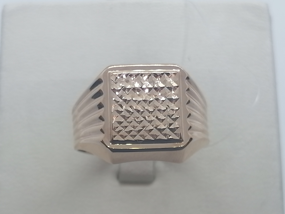 КОЛЬЦО ПЕЧАТКА без камня (Au 585)