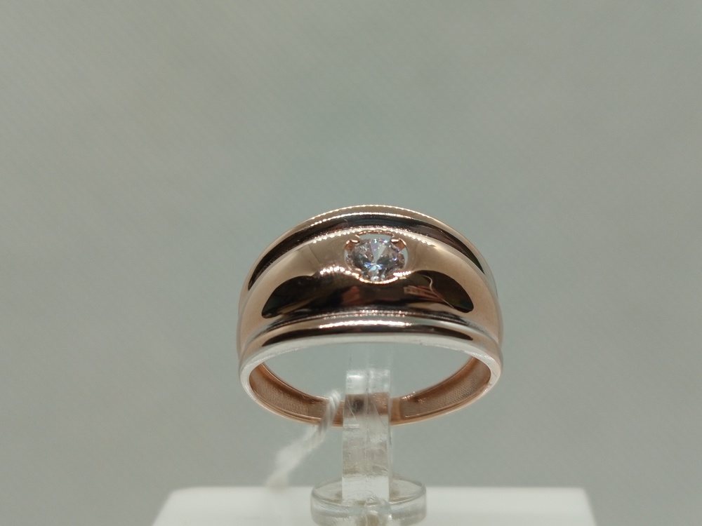 КОЛКМ585 КОЛЬЦО С КАМНЕМ (Au 585)