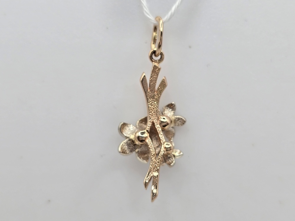 ПОДКМИ585 ПОДВЕСКА С КАМНЯМИ (Au 585)