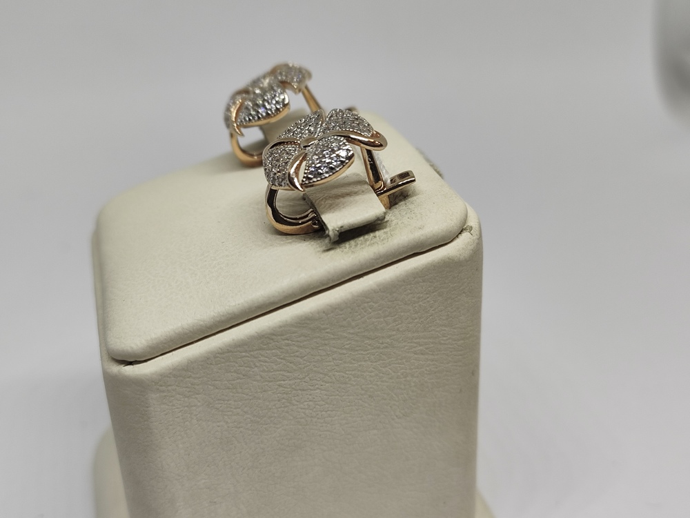 СЕРЬГИ С КАМНЯМИ (Au 585)