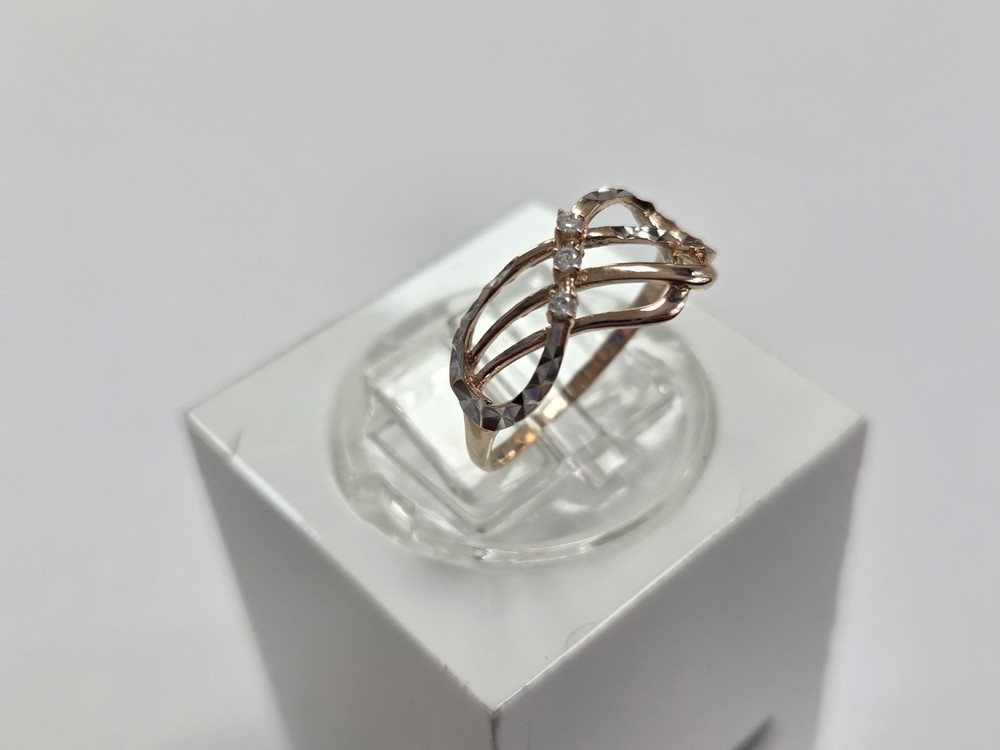 КОЛКМИ585 КОЛЬЦО С КАМНЯМИ (Au 585)