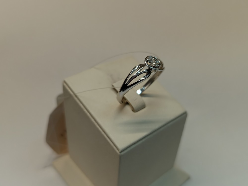 КОЛЬЦО БРИЛЛИАНТ (Ag 925)