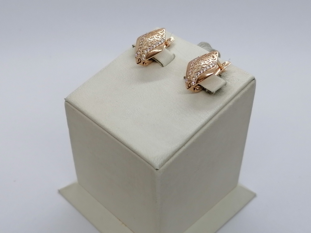 СЕРЬГИ С КАМНЯМИ (Au 585)