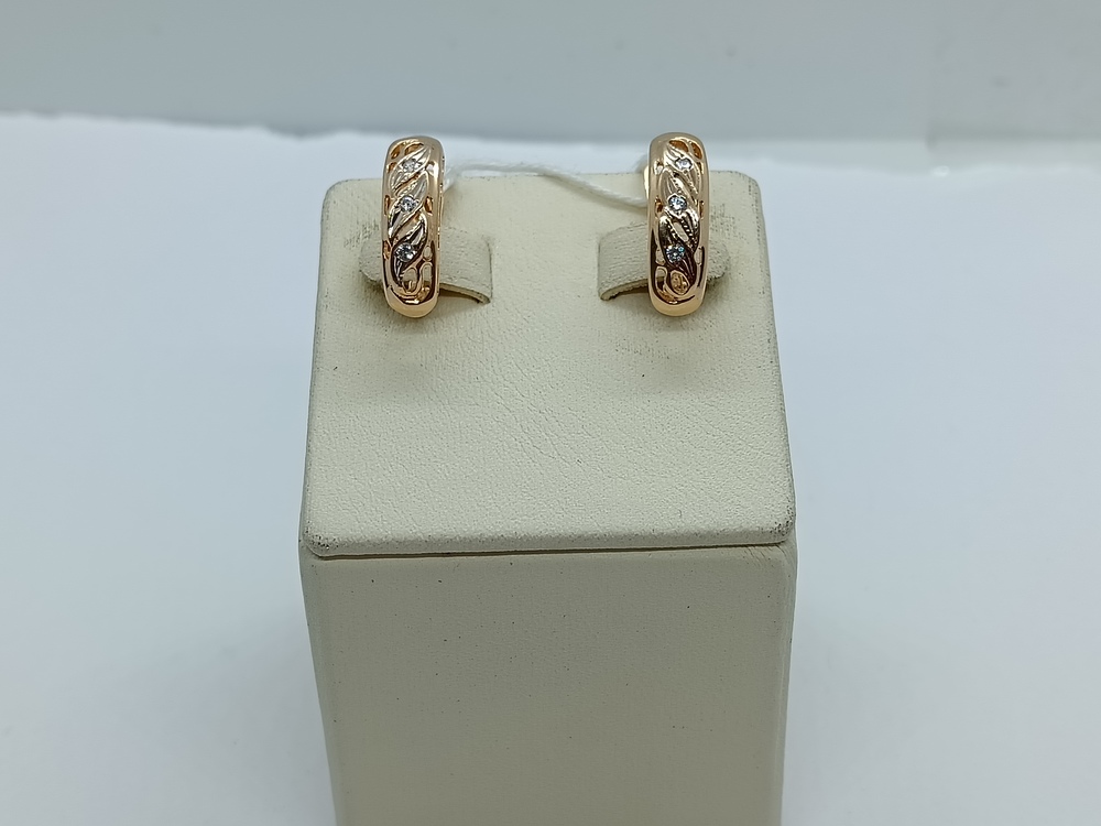 СЕРЬГИ С КАМНЯМИ (Au 585)