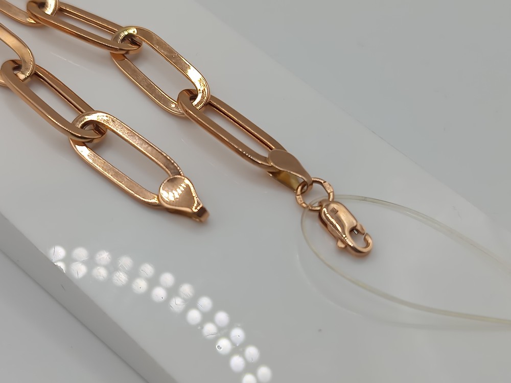 БРАСЛЕТ ПУСТОТЕЛЫЙ Якорное (Au 585)