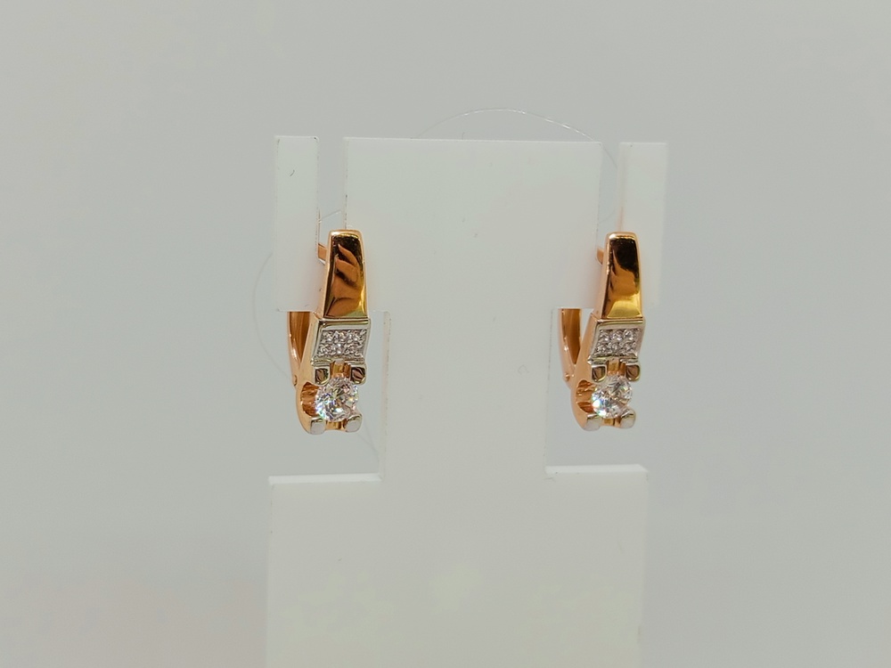 СЕРЬГИ С КАМНЯМИ (Au 585)