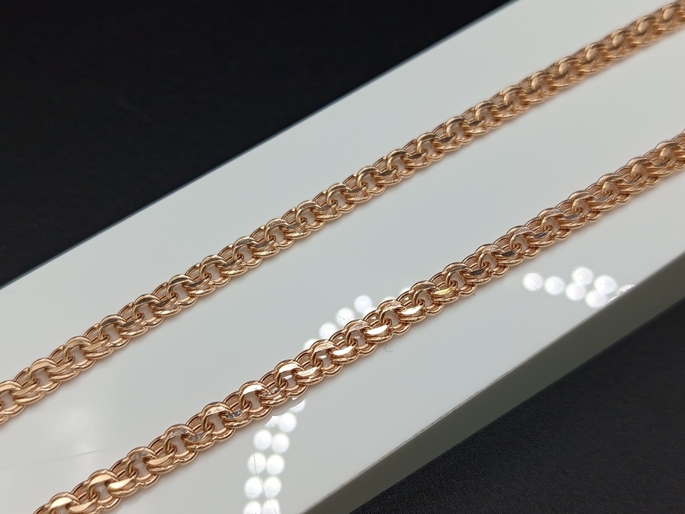 ЦЕПЬ ПУСТОТЕЛАЯ Бисмарк (Au 585)