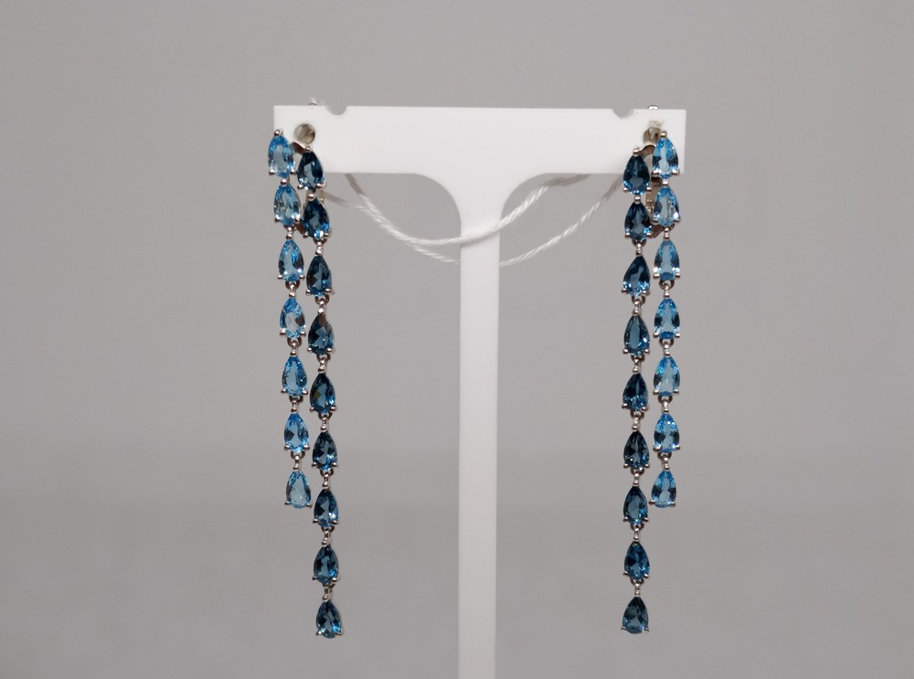 СЕРЬГИ С КАМНЯМИ (Au 585)