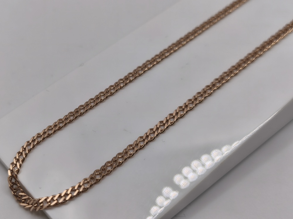 ЦЛР2585 ЦЕПЬ ПОЛНОВЕСНАЯ Ромб двойной (Au 585)