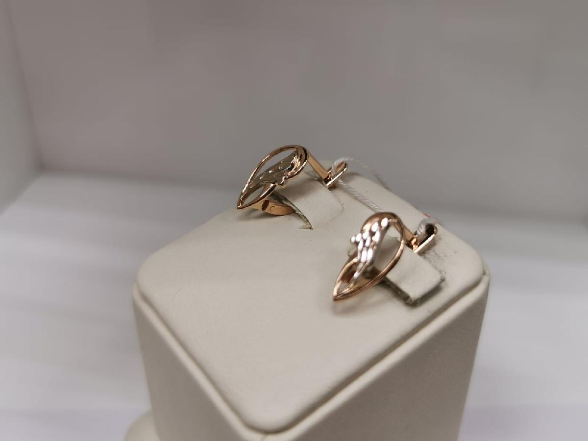 СЕРЬГИ БЕЗ КАМНЯ (Au 585)