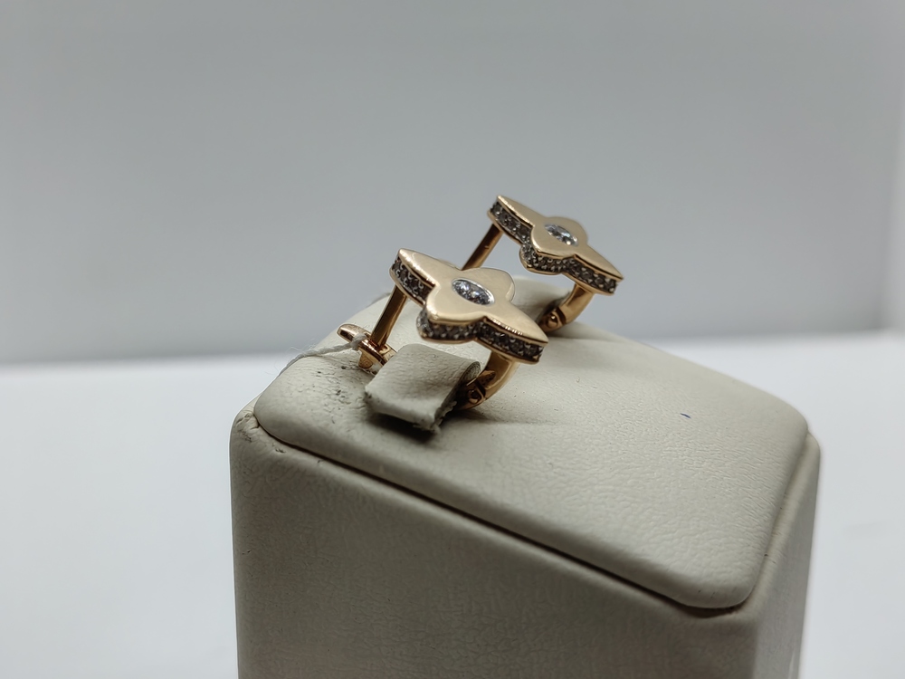 СЕРЬГИ С КАМНЯМИ (Au 585)