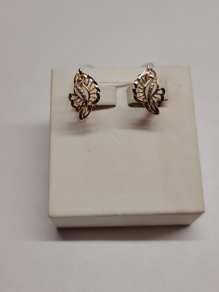 СЕРЬГИ С КАМНЯМИ (Au 585)