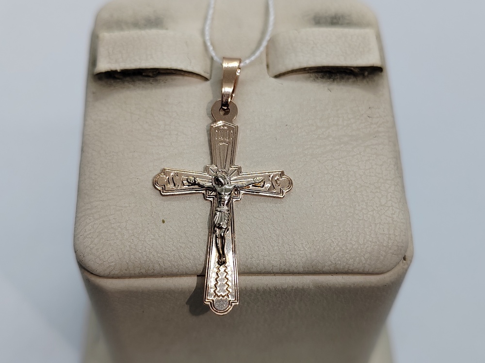 ПОДВЕСКА КРЕСТ (Au 585)