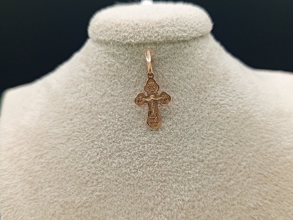 ПОДВЕСКА КРЕСТ без камня (Au 585)