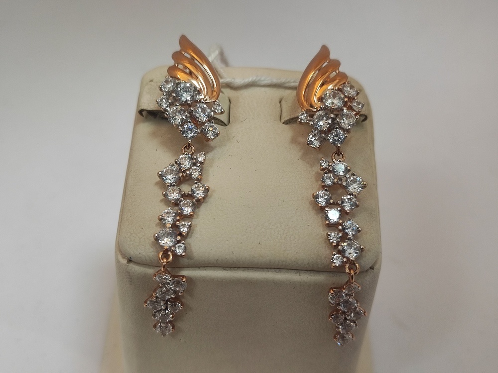 СЕРЬГИ С КАМНЯМИ (Au 585)