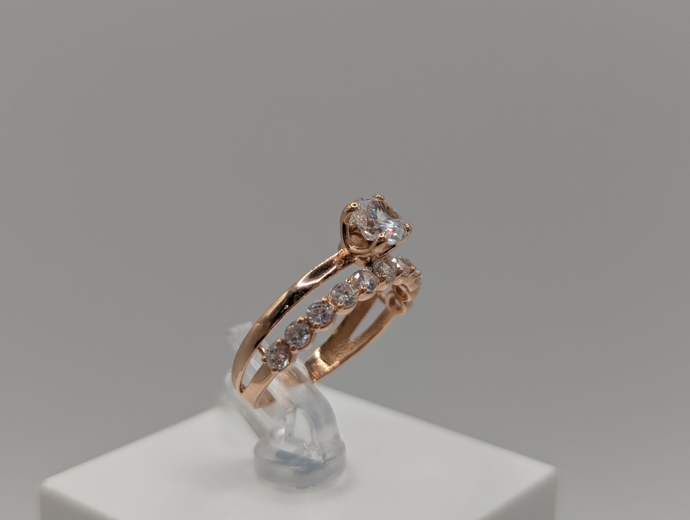 КОЛКМИ585 КОЛЬЦО С КАМНЯМИ (Au 585)