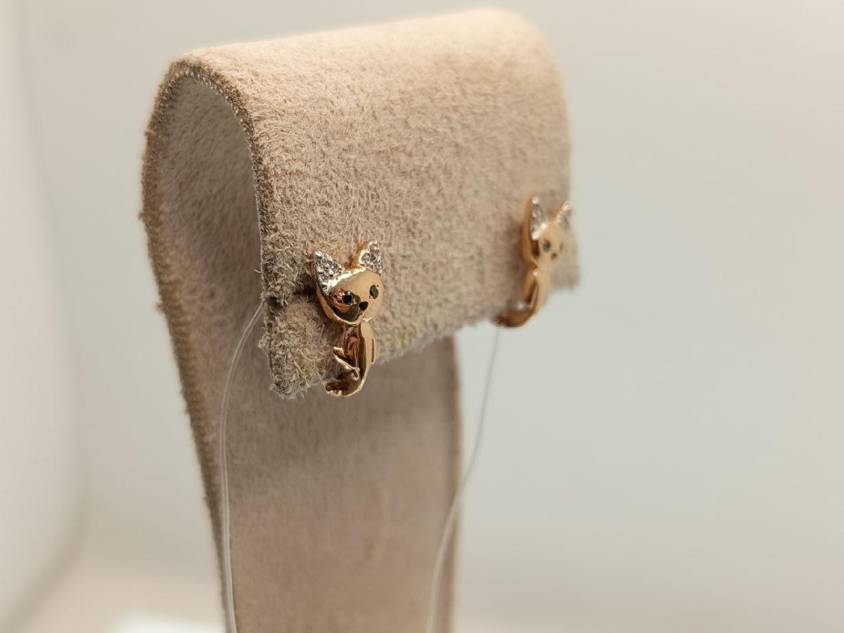 СЕРЬГИ С КАМНЯМИ (Au 585)