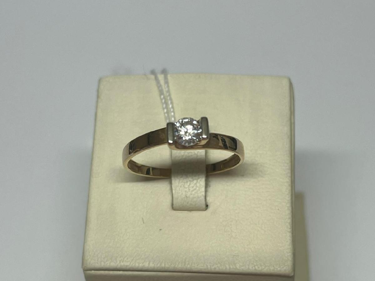 КОЛЬЦО С КАМНЕМ (Au 585)