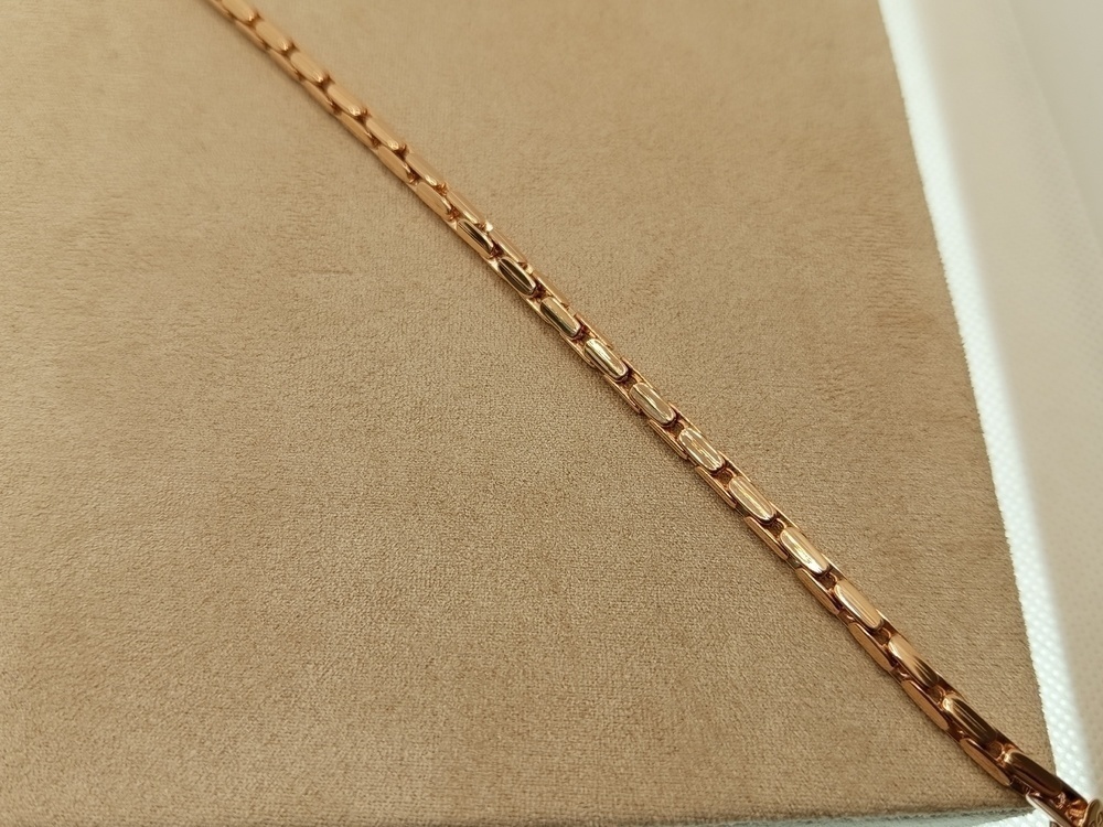 БРАСЛЕТ ПУСТОТЕЛЫЙ Фантазия (Au 585)