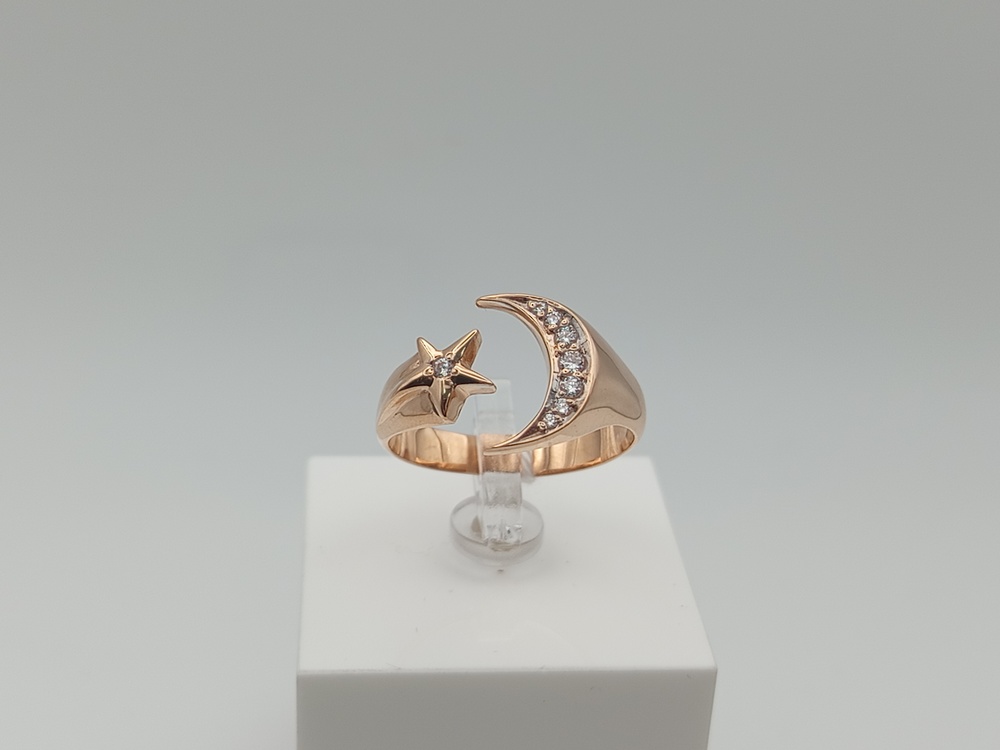 КОЛКМИ585 КОЛЬЦО С КАМНЯМИ (Au 585)