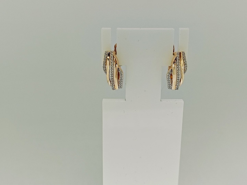 СЕРЬГИ С КАМНЯМИ (Au 585)