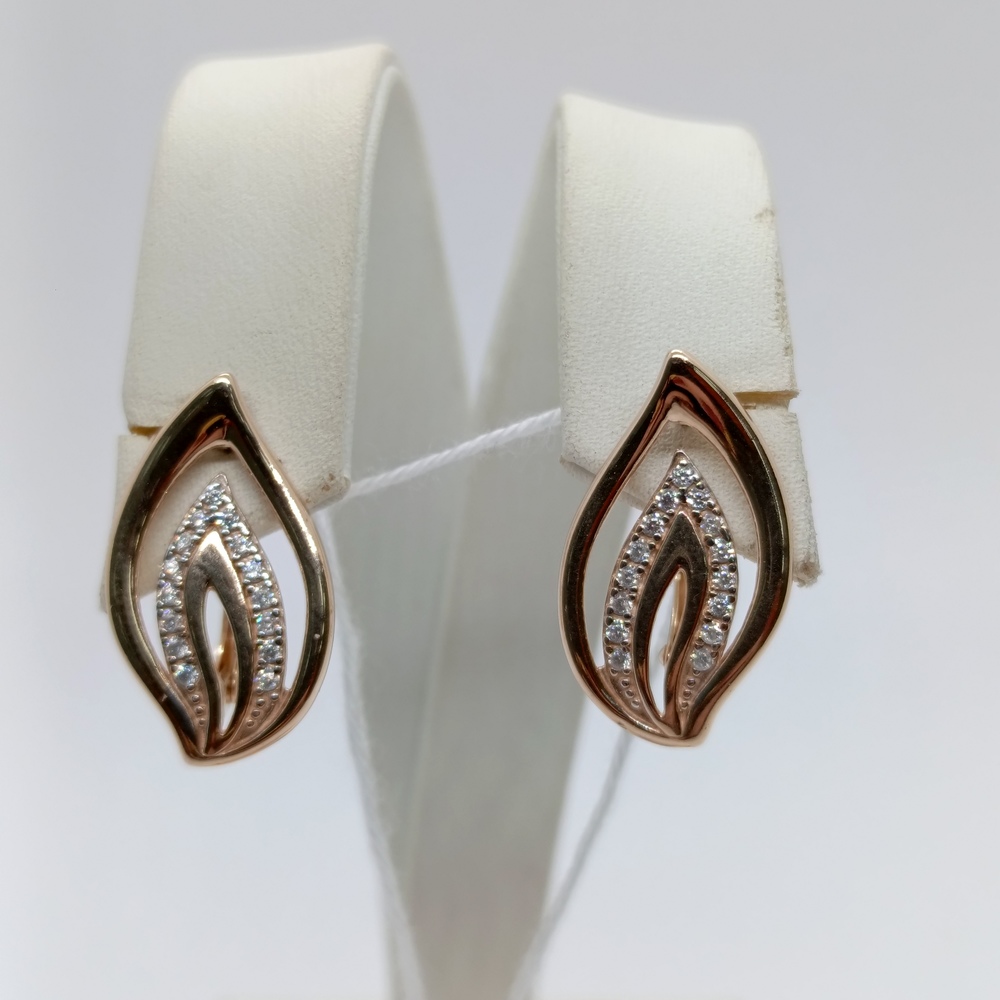 СЕРЬГИ С КАМНЯМИ (Au 585)