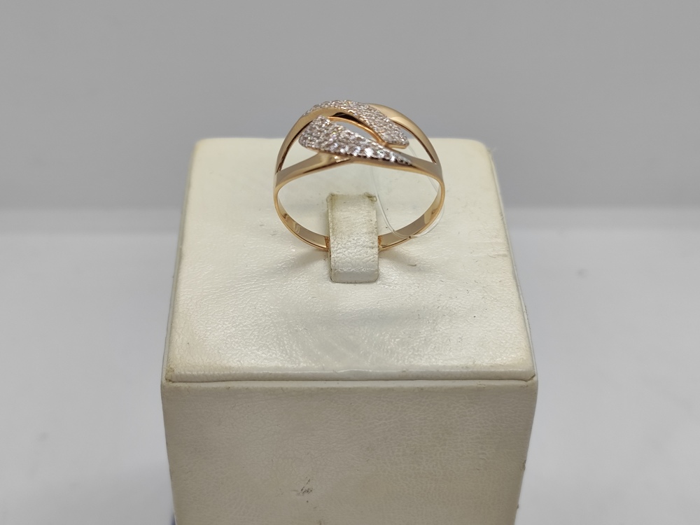 КОЛЬЦО С КАМНЯМИ (Au 585)