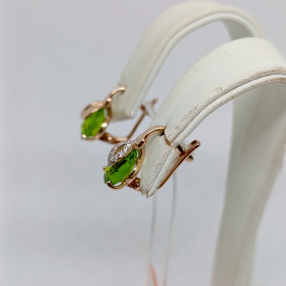 СЕРЬГИ С КАМНЯМИ (Au 585)