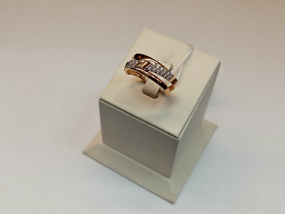 КОЛКМИ585 КОЛЬЦО С КАМНЯМИ (Au 585)