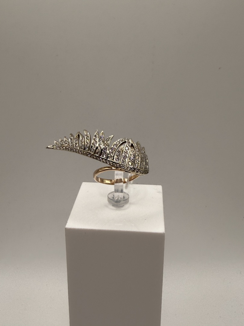 КОЛКМИ585 КОЛЬЦО С КАМНЯМИ (Au 585)
